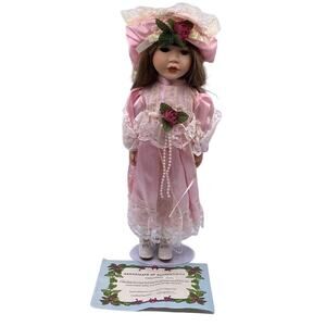 Vintage Menie Shelley Handcrafted Collectible Limited Edition Porcelain Doll 16"